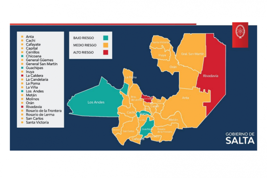 MAPA SALTA COVID AGOSTO