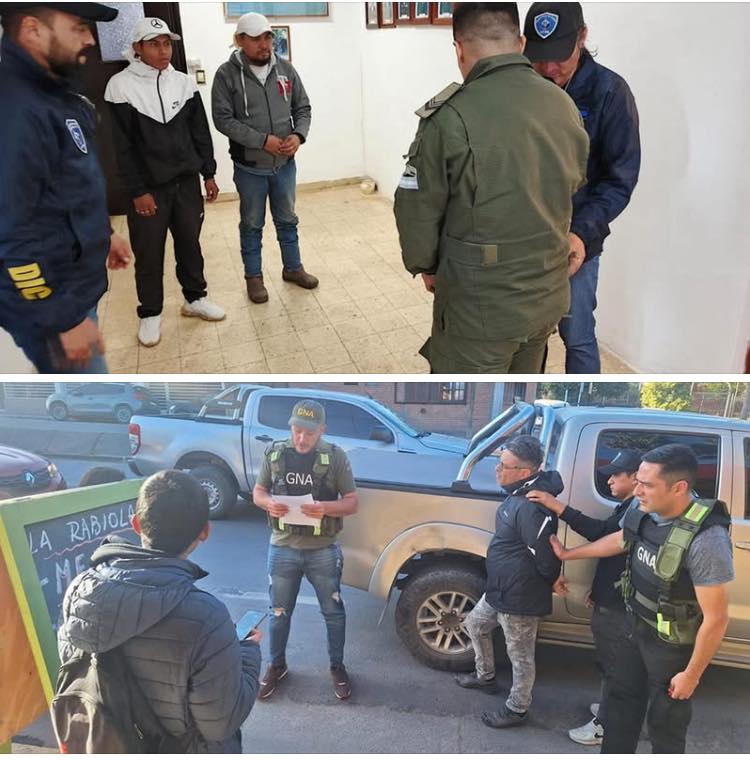 DETENIDOS GENDARMES