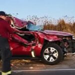 Orán: Una camioneta chocó contra un camión en ruta 50 y hay un herido